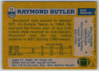 1982 Topps Raymond Butler #11