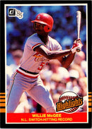 1985 Donruss Highlights Willie McGee