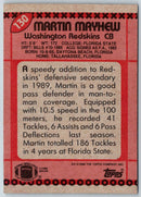1990 Topps Martin Mayhew