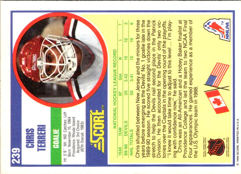 1990 Score Chris Terreri