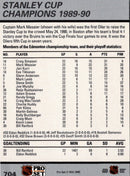 1990 Pro Set NHL Championship SCC