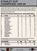 1990 Pro Set NHL Championship SCC #704