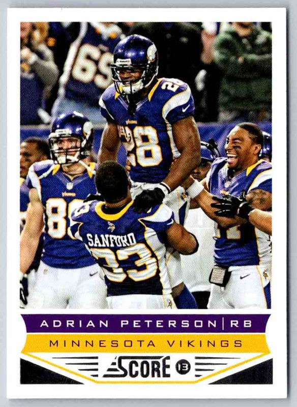 2013 Score Adrian Peterson #119