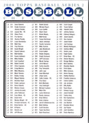 2008 Topps Checklists Retail Series 1 - Checklist 1