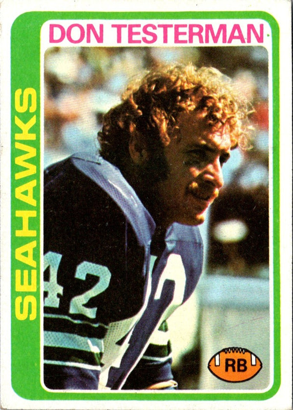 1978 Topps Don Testerman #219 Rookie