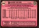 1989 O-Pee-Chee Randy Bush