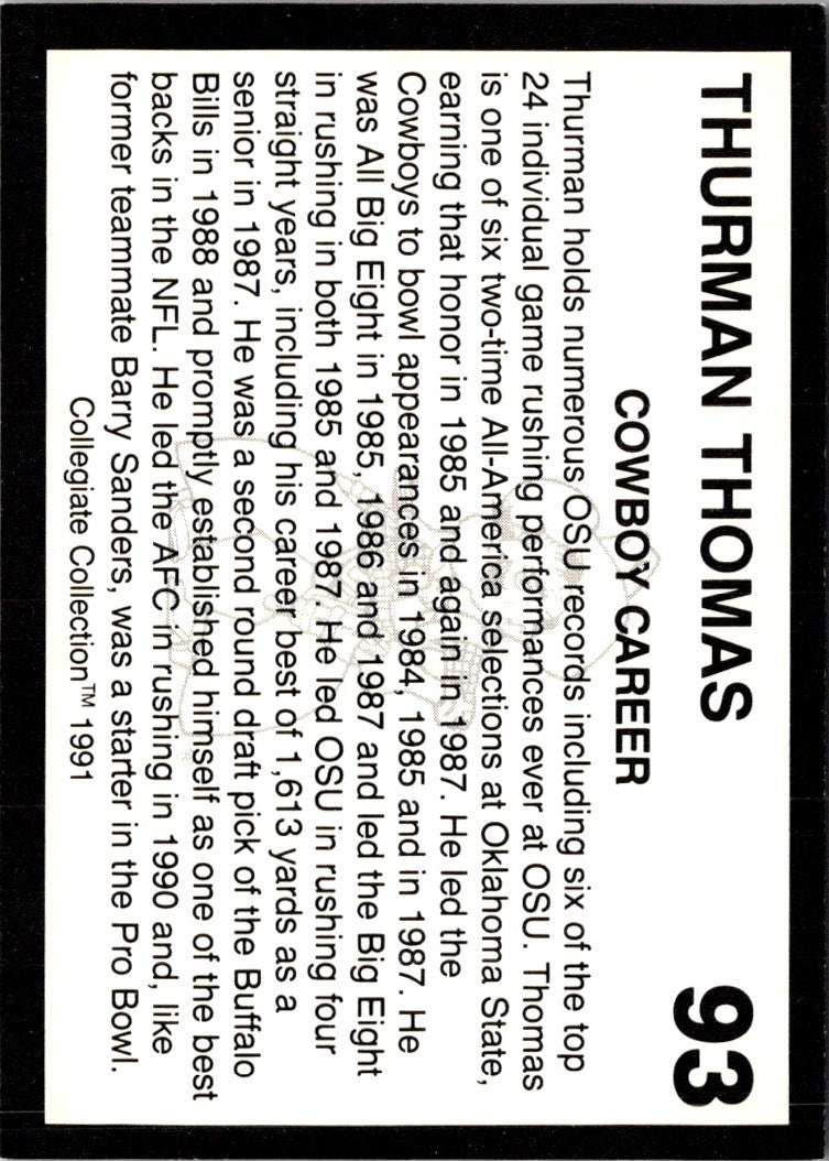1994 OK State Thurman Thomas