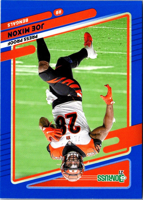 2021 Donruss Press Proof Blue Joe Mixon #212