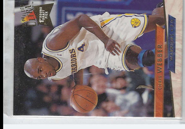 1993 Ultra Chris Webber #252 Rookie Hot