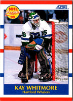 1990 Score Kay Whitmore #402 Rookie