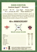 2003 Fleer Tradition David Eckstein