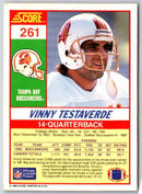 1990 Score Vinny Testaverde
