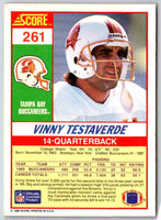 1990 Score Vinny Testaverde #261