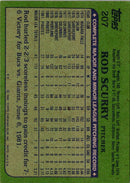 1982 Topps Rod Scurry