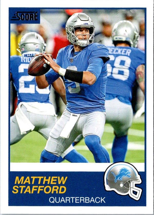 2019 Score Matthew Stafford #213