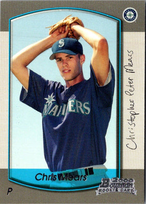 2000 Bowman Chris Mears #211 Rookie