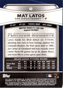 2010 Bowman Platinum Mat Latos