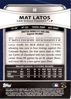 2010 Bowman Platinum Mat Latos #60
