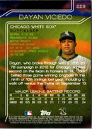 2015 Stadium Club Black and White Orange Foil Dayan Viciedo