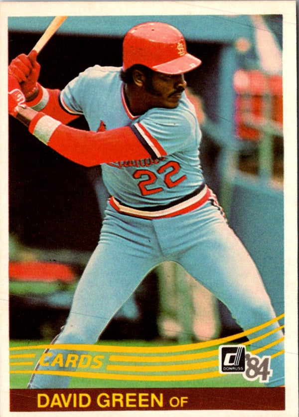 1984 Donruss David Green #425