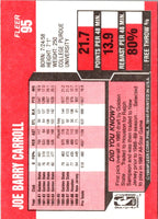1989 Fleer Joe Barry Carroll #95