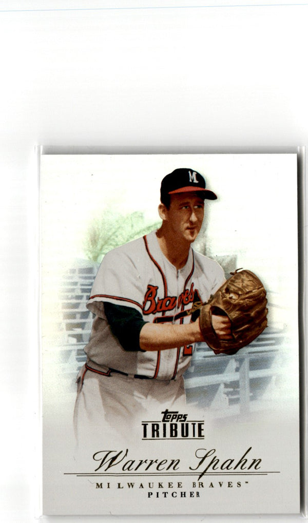 2005 Donruss Greats Warren Spahn #95