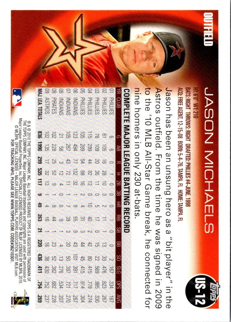 2010 Topps Update Jason Michaels