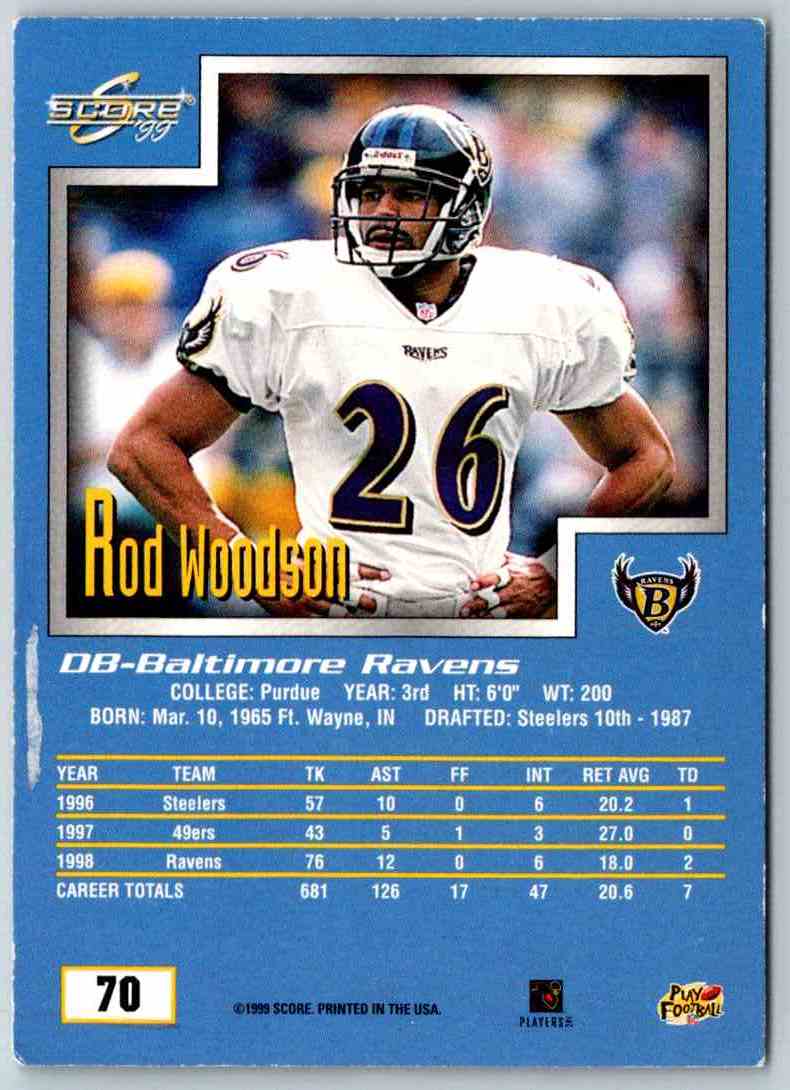 1999 Score Rod Woodson