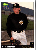 1991 Classic Best Kane County Cougars Matt Anderson #3