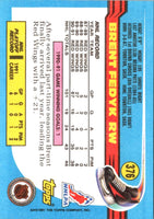 1991 Topps Brent Fedyk #376