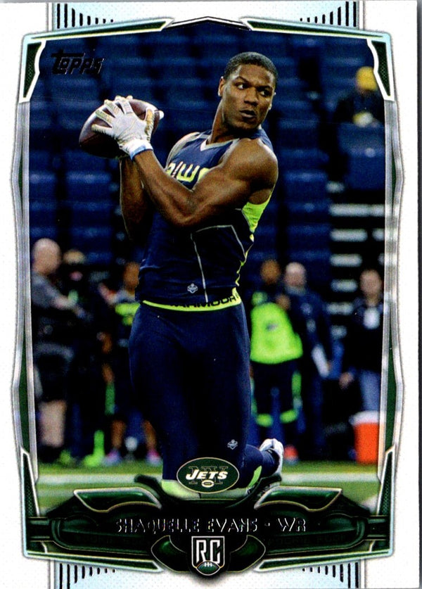 2014 Topps Shaquelle Evans #396 Rookie