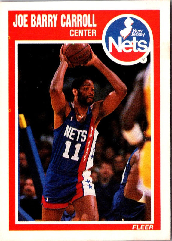 1989 Fleer Joe Barry Carroll #95
