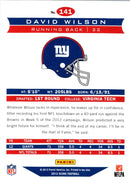 2013 Score David Wilson