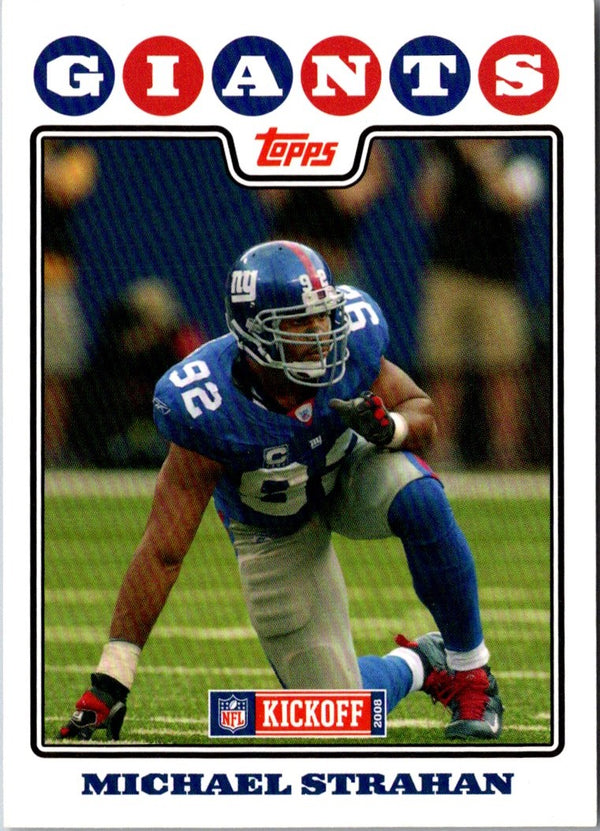 2008 Topps Kickoff Michael Strahan #92