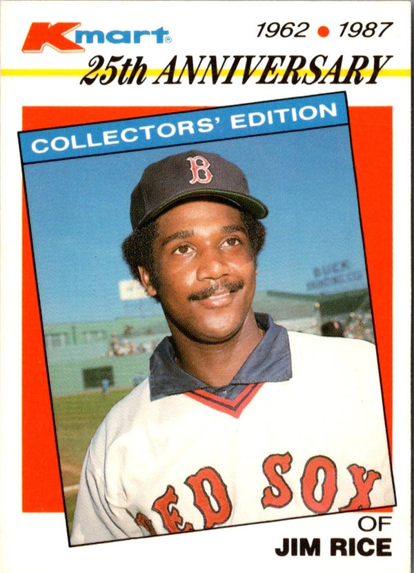 1987 Topps Kmart 25th Anniversary Jim Rice #18