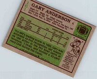 1985 Topps Gary Anderson #161
