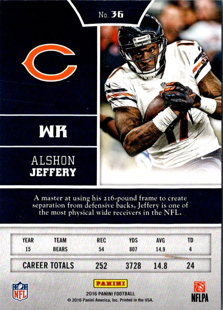 2016 Panini Alshon Jeffery