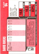 1989 Fleer David Rivers