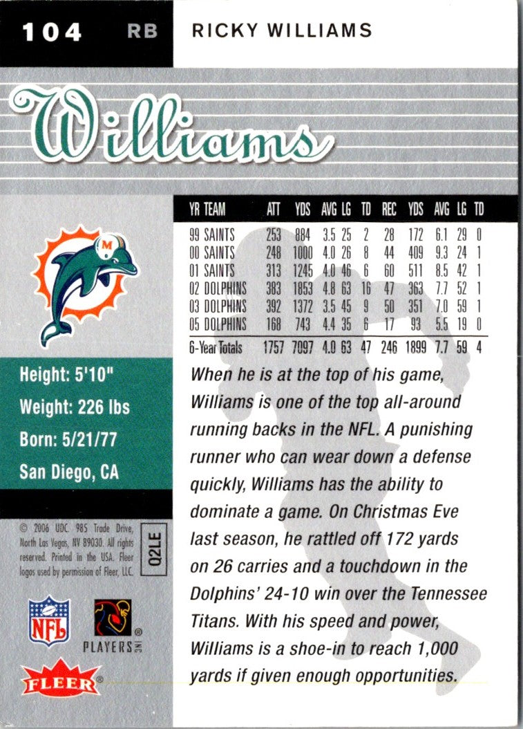 2006 Ultra Ricky Williams