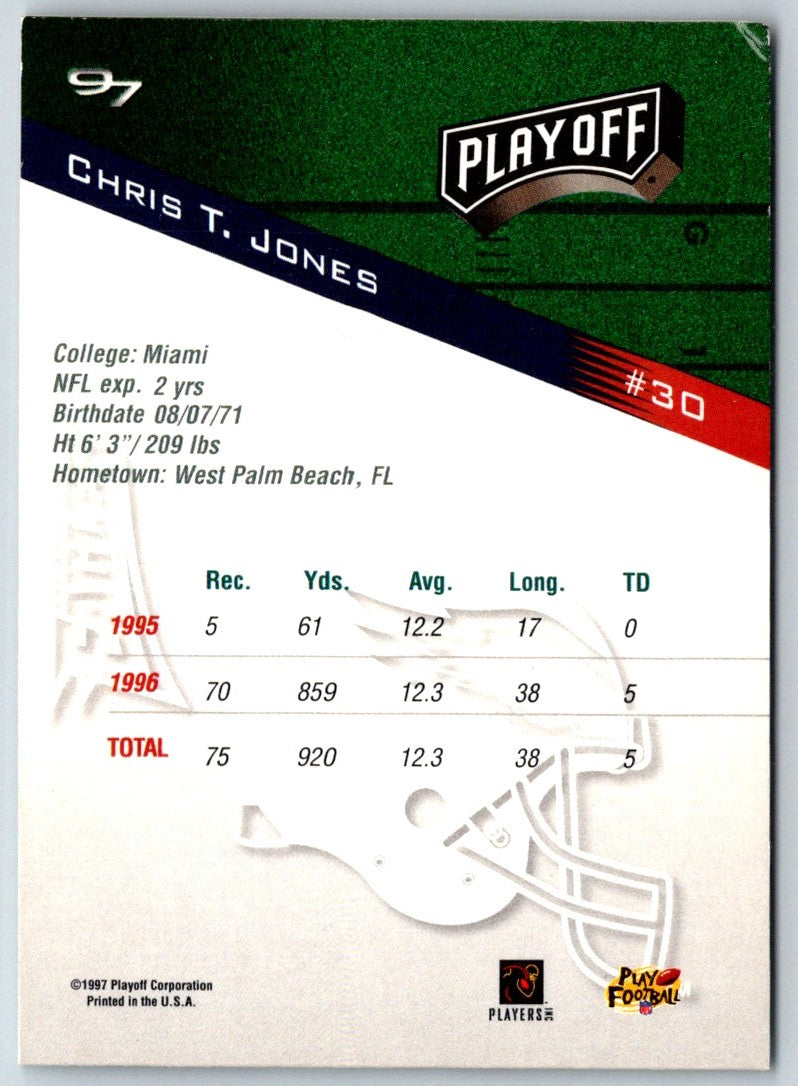 1997 Playoff Zone Chris T. Jones