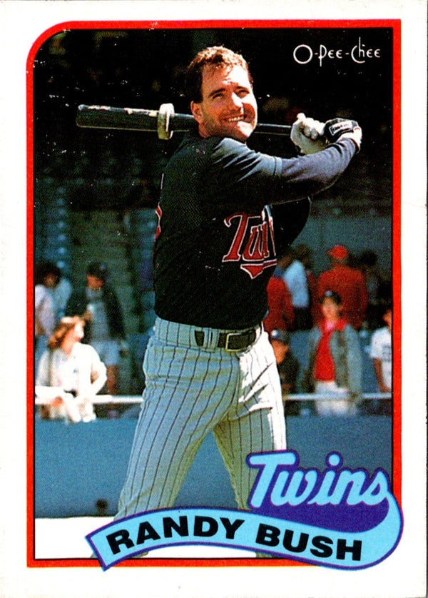 1989 O-Pee-Chee Randy Bush #288