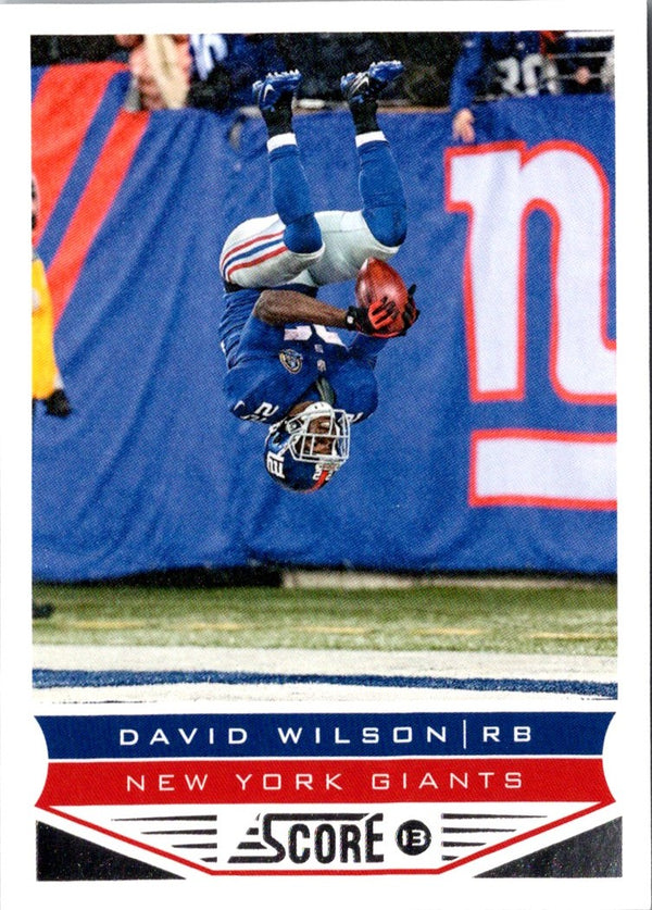 2013 Score David Wilson #141