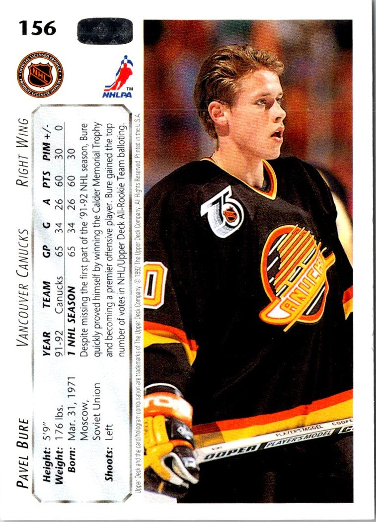 1992 Upper Deck Pavel Bure