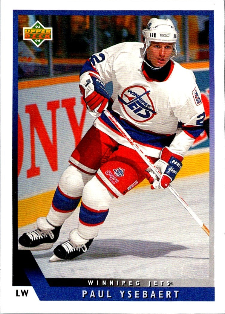 1993 Upper Deck Paul Ysebaert