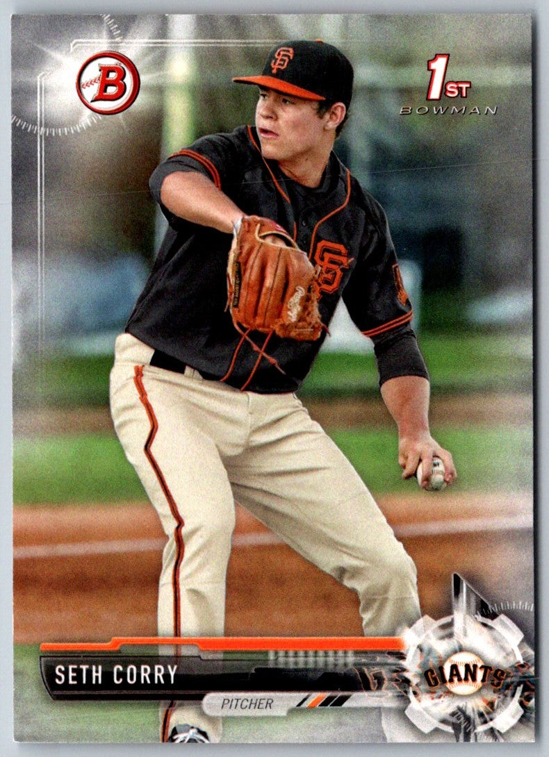 2017 Bowman Draft Seth Corry