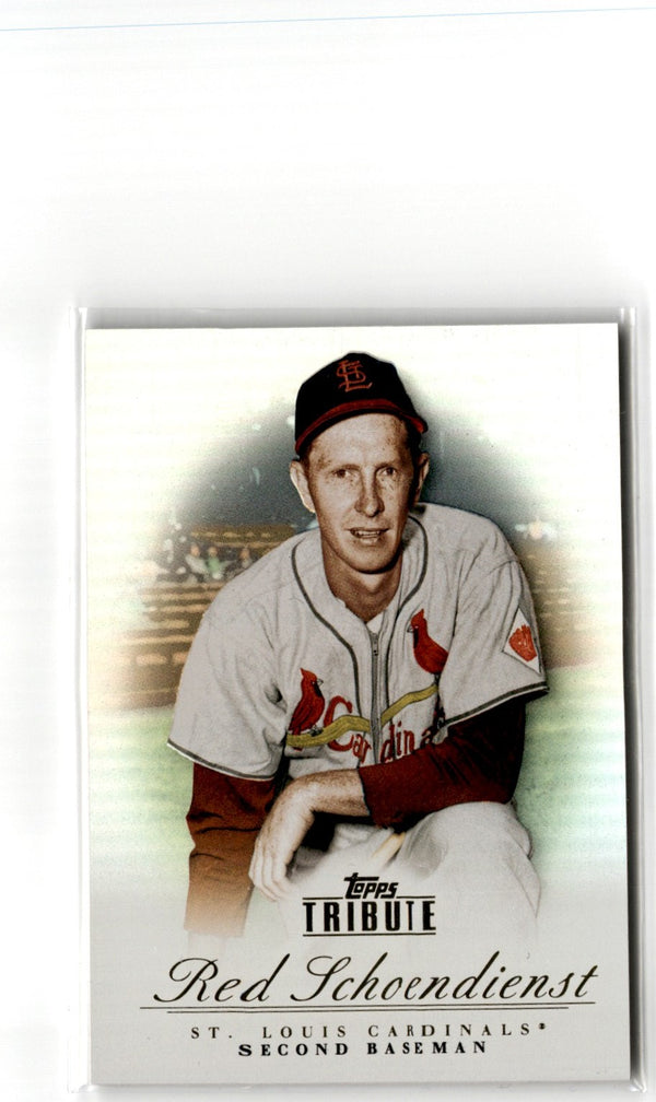 2012 Topps Tribute Red Schoendienst #76