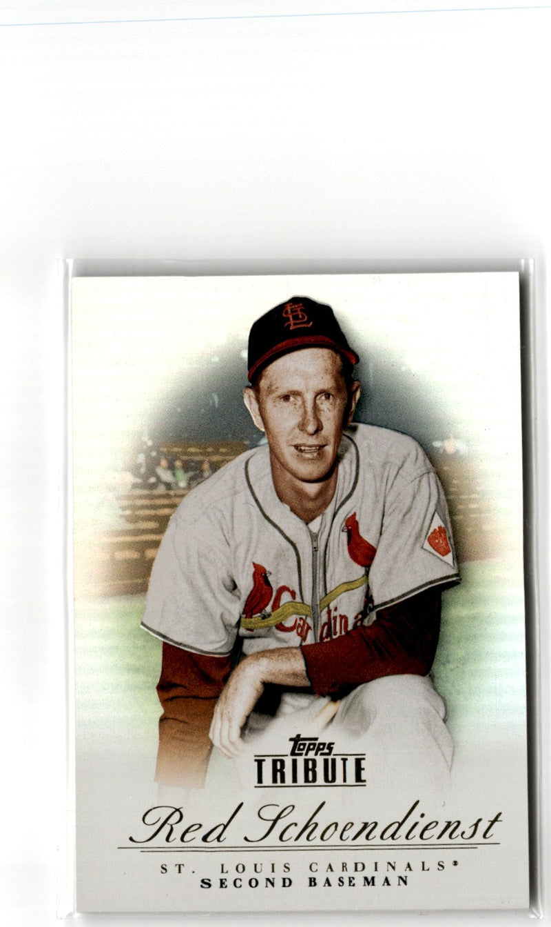 2012 Topps Tribute Red Schoendienst