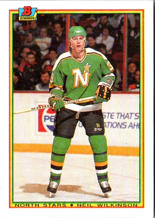 1990 Bowman Neil Wilkinson #184 Rookie