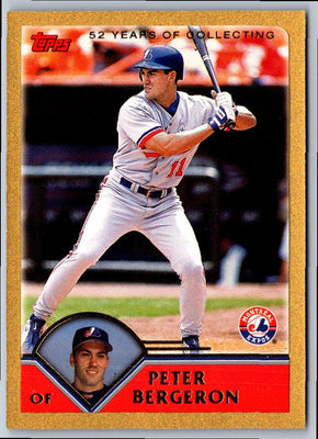 2003 Topps Gold Peter Bergeron #618 1610/2003