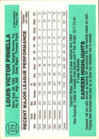 1984 Donruss Lou Piniella #274